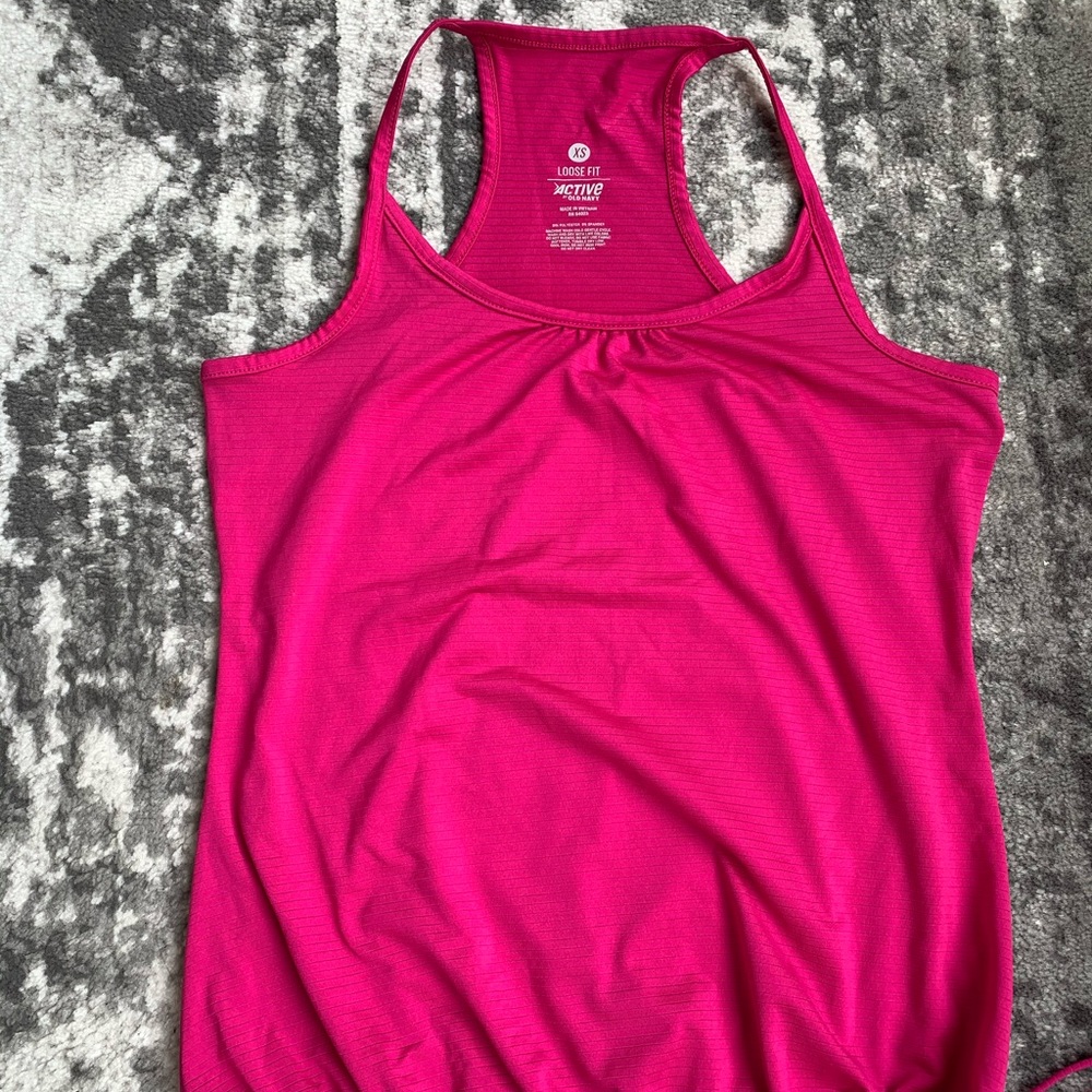 Pink workout tan